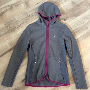 Spyder Gray Jacket with Black Accents